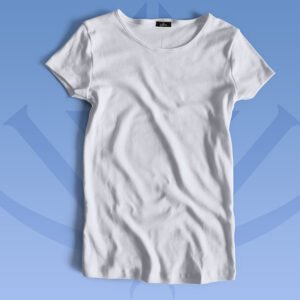 Remeras Femeninas de Manga Corta / Blancas